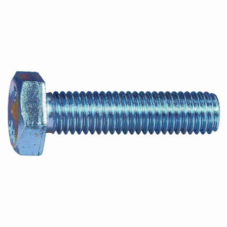 Class 8.8, M10-1.50 Hex Head Cap Screw, Zinc Plated Steel, 40 Mm L, 8 PK